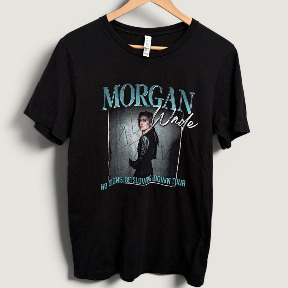 Morgan Wade No Signs of Slowing Down Tour Graphic Shirt Size Large Black Concert